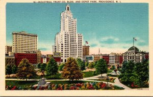 Rhode Island Providence Industrial Trust Company Bank Building and Depot Park