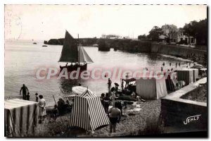 Old Postcard Croix de Vie (Vendee) L'Anse Beach and the Shovel