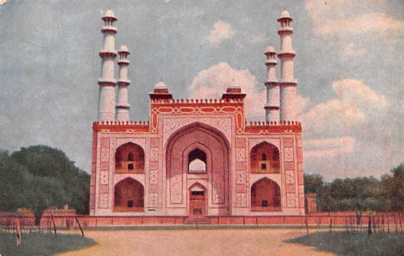 Gateway of Akbar's Tomb Agra India 1967 