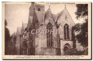 Postcard Old Lamballe Notre Dame Church