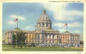 St Paul, Minnesota, MN State Capital USA Unused crease left bottom corner, li...