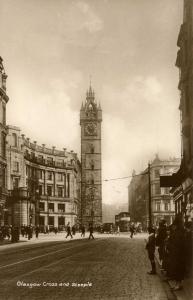 UK - Scotland. Glasgow, Cross and Steeple  *RPPC