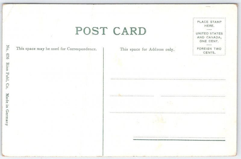 Vintage Baltimore City Hall Birdseye View Postcard by Rinn Pub. Co.