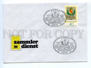 418116 GERMANY 1978 year Essen Stamp Day Sammler Dienst COVER