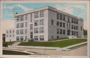 Leechburg PA High School c1910 Postcard