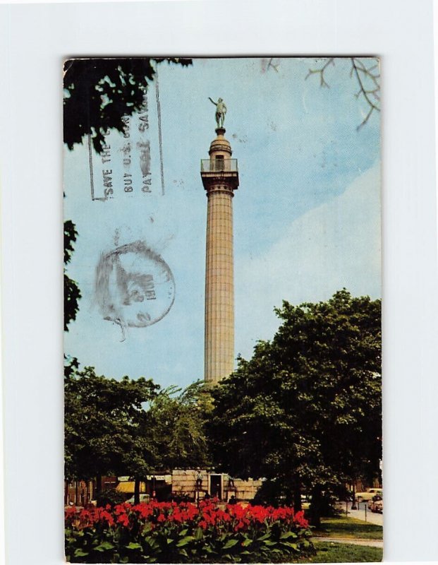 Postcard Battle Monument Park Trenton New Jersey USA