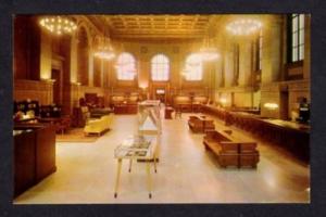 MO Main Hall Public Library ST LOUIS MISSOURI Postcard