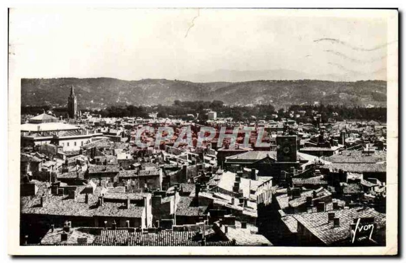 Old Postcard Aix En Provence Vue Generale