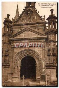 Old Postcard Guimilau (Finistere) Grand Portal (XVI century)