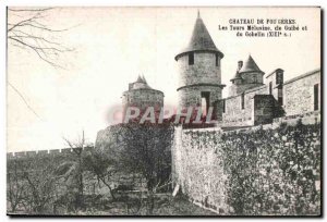 Old Postcard Chateau De Fougeres The Melusine Tours Guibe and Goblin