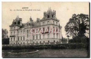 Old Postcard Anjou Chateau de Pouance (South Coast)