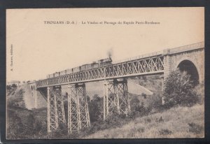 France Postcard - Thouars - Le Viaduc Et Passage Du Rapide Paris-Bordeaux  DC...