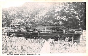 Fishing Creek Bridge Marysville, Pennsylvania PA  