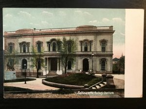 Vintage Postcard 1907-1915 Peabody Institute Baltimore Maryland