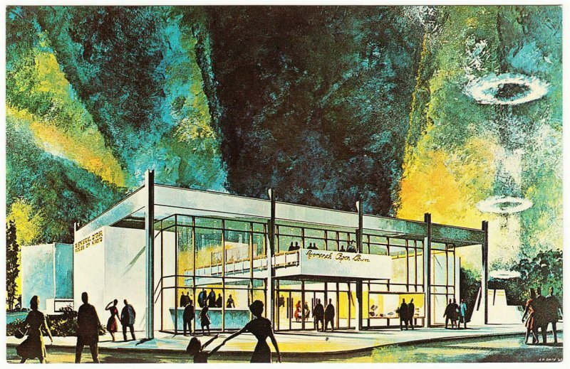 General Cigar Pavilion New York World's Fair 1964 Postcard Smoke Ring