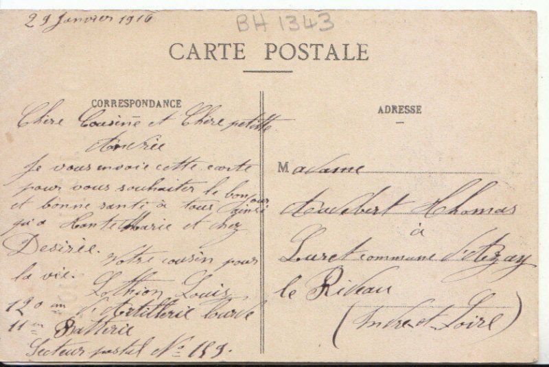 France Postcard - Porte Bonheur De Toul - Ref 15117A