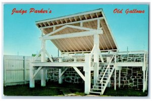 Judge Parker's Old Gallows Fort Smith Arkansas AR Unposted Vintage Postcard 