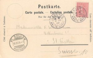 Monkey dance by Albrecht Dures fine art postcard 1904