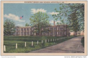 Roosevelt Senior High School Monticello Indiana 1951