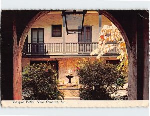 Postcard Bosque Patio, New Orleans, Louisiana