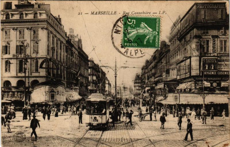 CPA MARSEILLE - Rue Cannebiere (256054)