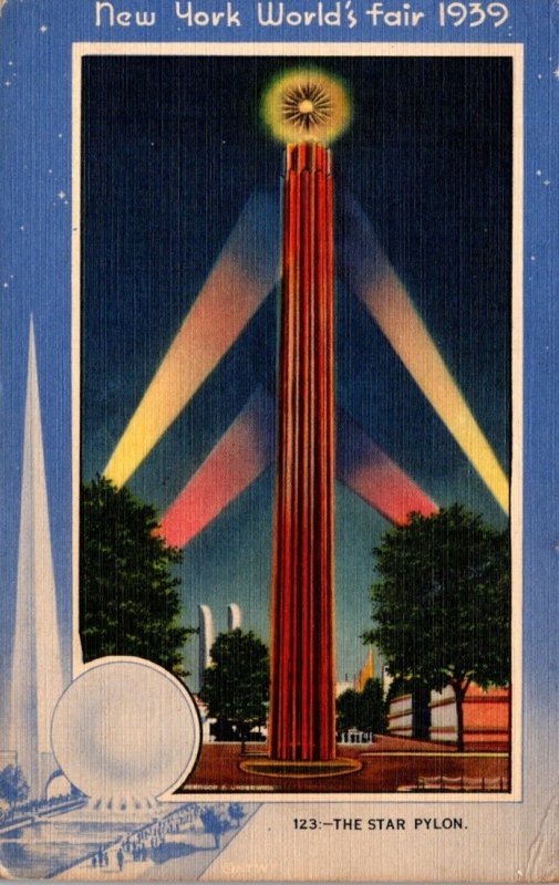 New York World's Fair 1939 The Star Pylon 1939