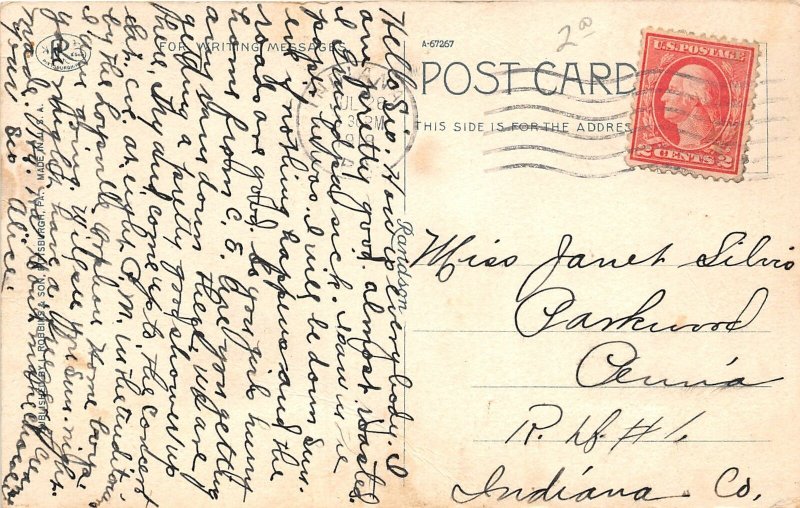 H73/ Indiana Pennsylvania Postcard c1910 Penn Railroad Depot  11