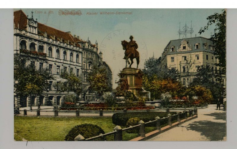 Germany - Coln (Cologne). Kaiser Wilhelm Monument