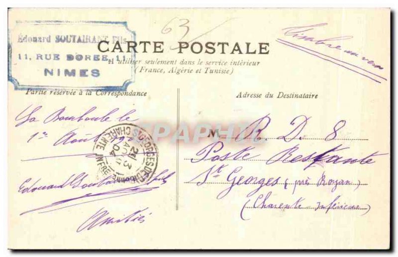 Old Postcard La Bourboule The funicular