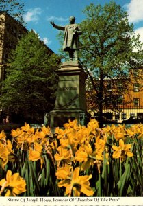 Canada Halifax Statue Of Joseph Howe Founder Of Freedom Of The Press