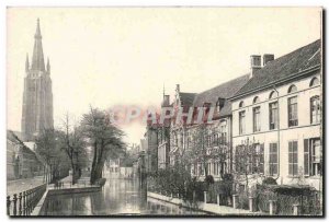 Belgium Bruges Old Postcard Dyver