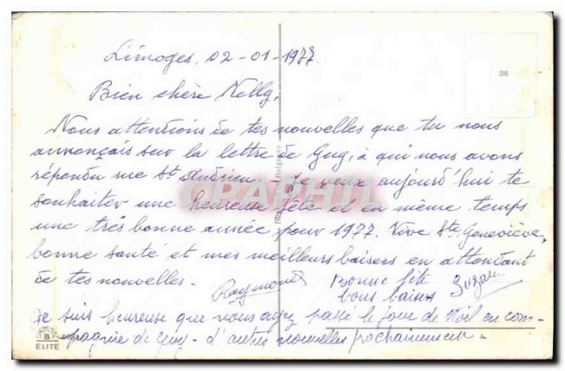 Old Postcard Bonne Fete Flowers