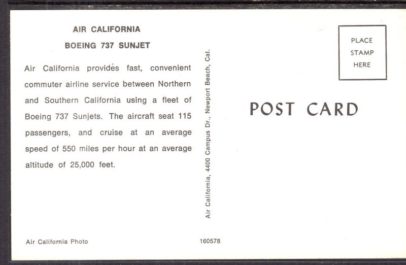 Boeing 737 Funjet AirCalifornia Airplane