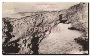 Old Postcard Biarritz Pyrenees Basses Perces Rocks