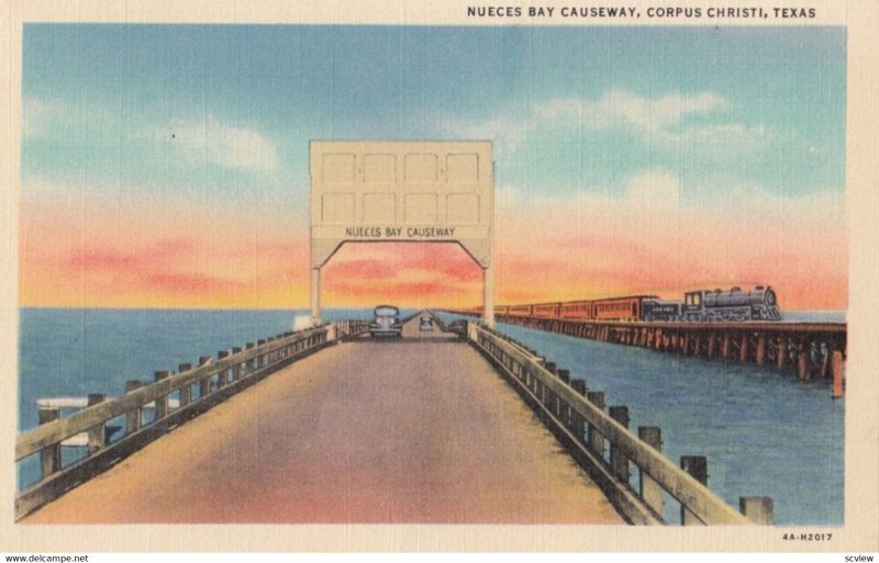 CORPUS CHRISTI , Texas , 1930-40s ; Neuces Bay Causeway