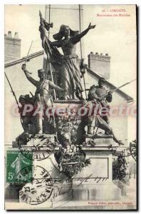 Old Postcard Limoges Monument Mobile