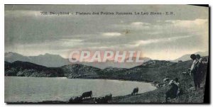 Old Postcard Dauphine Plateau des Petites Rousses Le Lac Blanc
