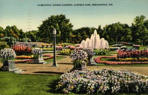 IN - Indianapolis. Garfield Park, Sunken Gardens