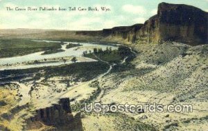 Green River Palisades - Toll Gate Rock, Wyoming