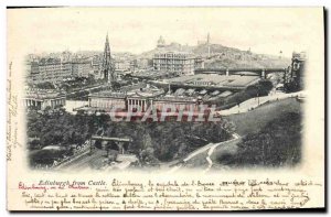 Old Postcard From Edinburgh Edinburgh Castle
