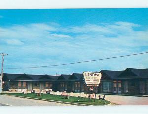 Unused Pre-1980 LINDYA MOTEL Gaspe Nord Quebec QC o0431-22