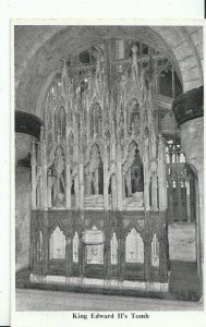 Gloucestershire Postcard - King Edward 11's Tomb - Gloucester Cathedral  ZZ1414