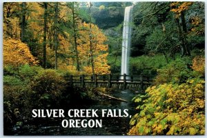 Postcard - Silver Creek Falls, Silver Creek Falls State Park, Oregon, USA