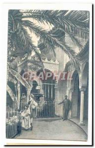 Algeria Oran Old Postcard Interior of the Mosque of Pasha