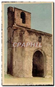 Postcard Modern Lezignan Corbieres Portal & # 39eglise (14th)