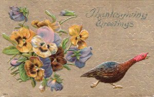 13497 Thanksgiving Greetings, Towson & Catonsville RPO, Maryland 1909