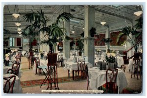 c1950 Dining Room National Hotel Winter Garden Washington DC Antique Postcard