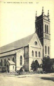 St. Marys Academy - Milford, Massachusetts MA Postcard