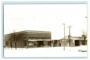 Mittelstadt Bros. Laurel Nebraska Store 1915 Christmas RPPC Antique Postcard 