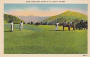 Golf & Horseback Riding Summer Sports In The Land Of The Sky Asheville North ...